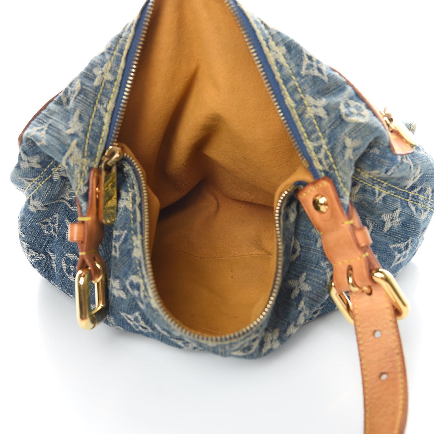 Monogram Denim Baggy PM Blue