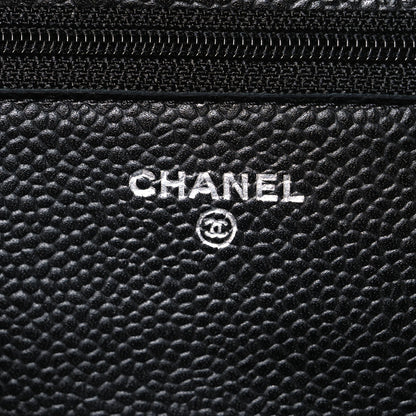 Chanel Caviar Quilted Wallet on Chain WOC Black 5 of 10