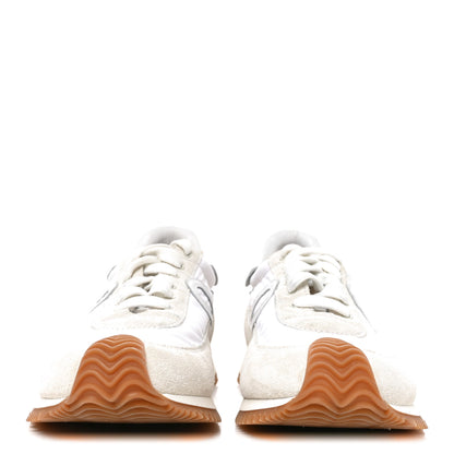 Loewe Nylon Suede Flow Retro Runner Sneakers 40  White 2 of 9