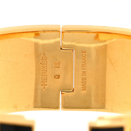 Hermes Enamel Wide Clic Clac H Bracelet GM Black 4 of 4