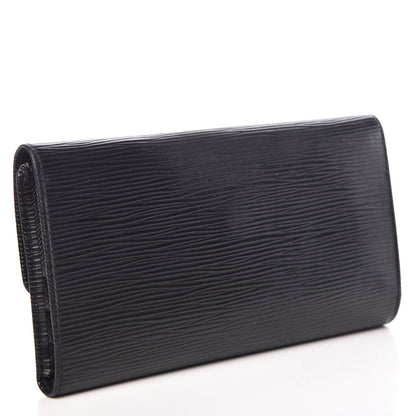 Louis Vuitton Epi Porte Tresor International Wallet Black 3 of 11