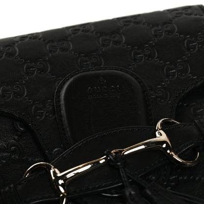 Gucci Guccissima Emily Chain Shoulder Bag Black 16 of 16