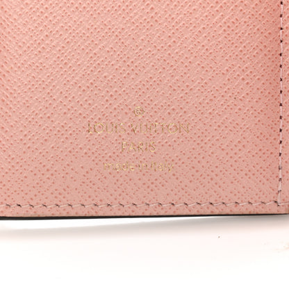 Louis Vuitton Damier Ebene Victorine Wallet Rose Ballerine 7 of 10