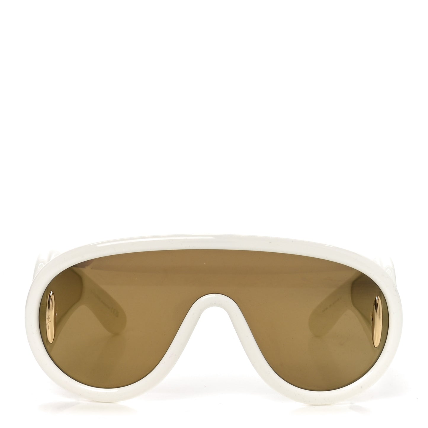 Acetate Anagram Wave Mask Sunglasses LW40108I Ivory