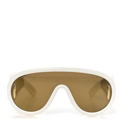 Loewe Acetate Anagram Wave Mask Sunglasses LW40108I Ivory 2 of 7
