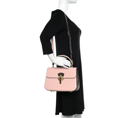Louis Vuitton Patent Calfskin Monogram Cherrywood PM Rose Ballerine 2 of 8