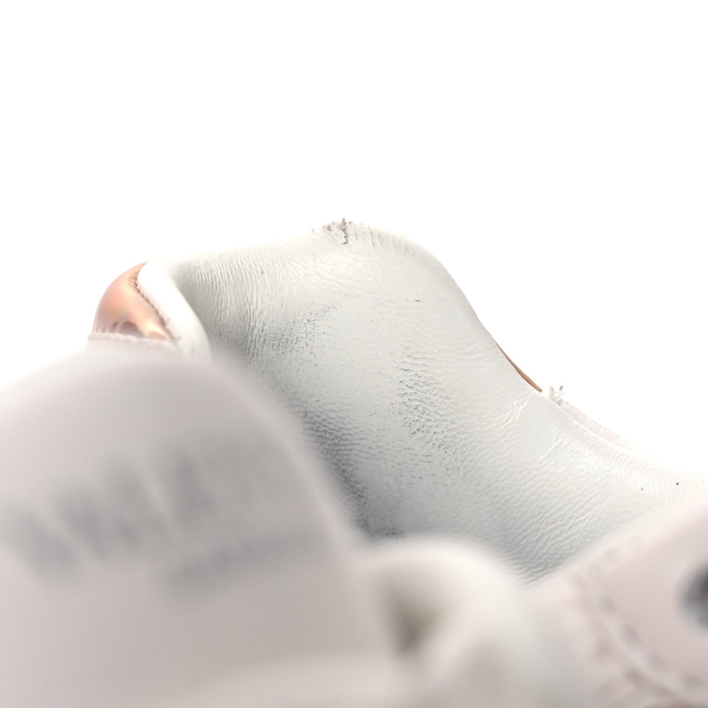 Nappa Metallic One Stud Low Top Sneakers 37 White