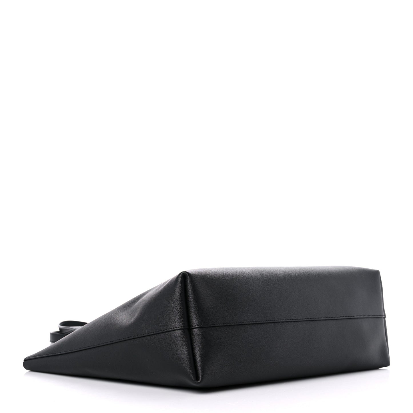 Calfskin Large Shopping Tote Black
