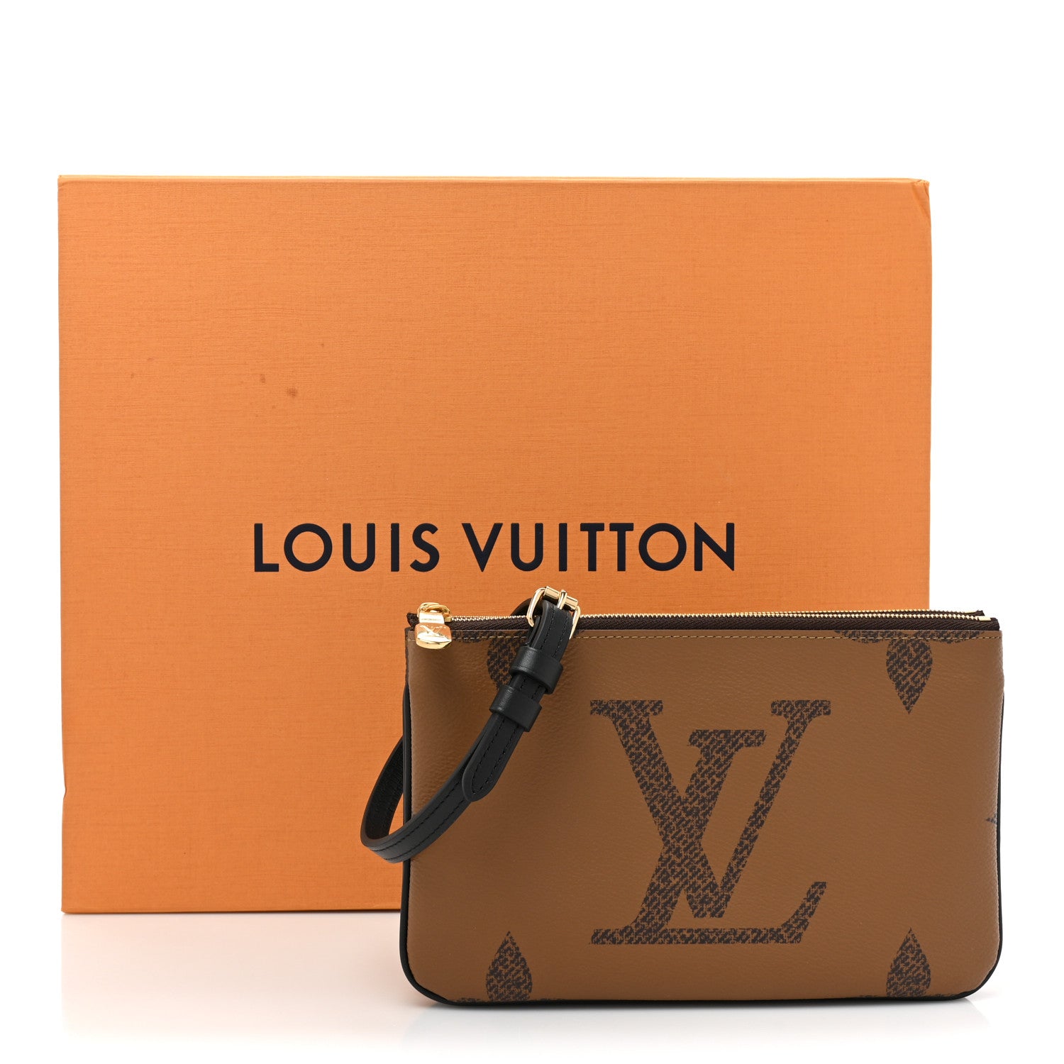 Louis Vuitton Reverse Monogram Giant Double Zip Pochette 11 of 11