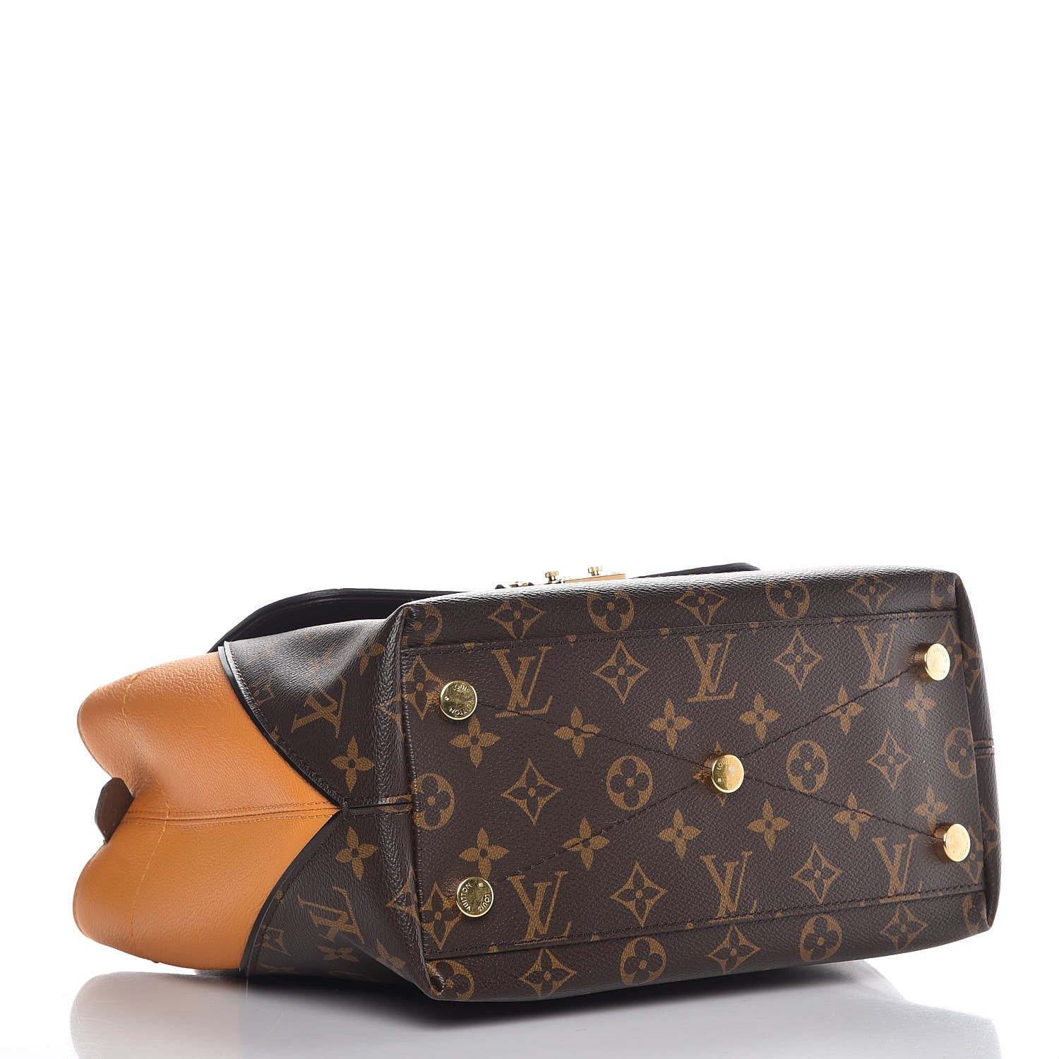 Louis Vuitton Monogram Ostrich Python Majestueux PM Yellow 4 of 7