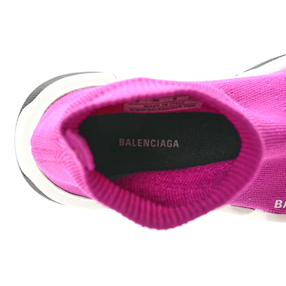 Balenciaga Technical 3D Recycled Knit Womens Speed 2.0 Sneakers 36 Pink White 7 of 14