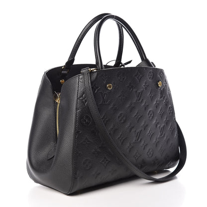 Louis Vuitton Empreinte Montaigne MM Black 3 of 10