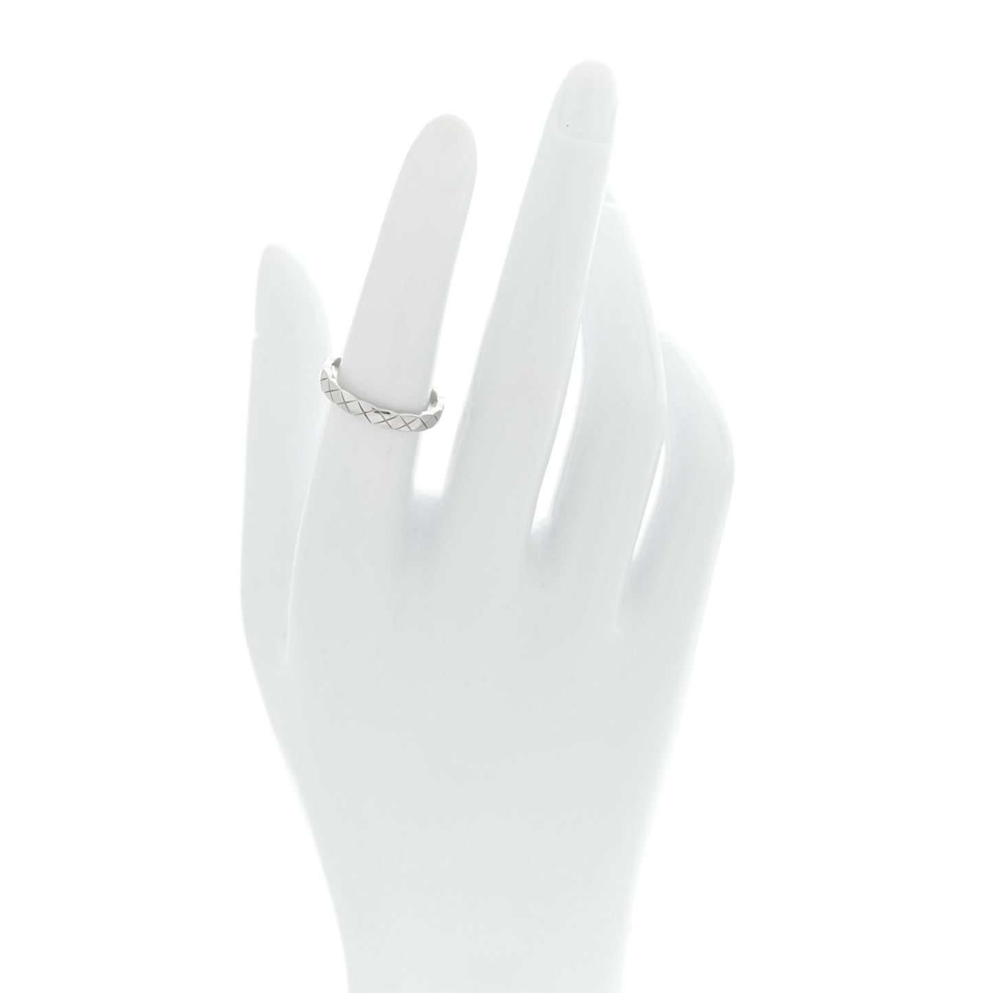 18K White Gold Mini Coco Crush Ring 53 6.5