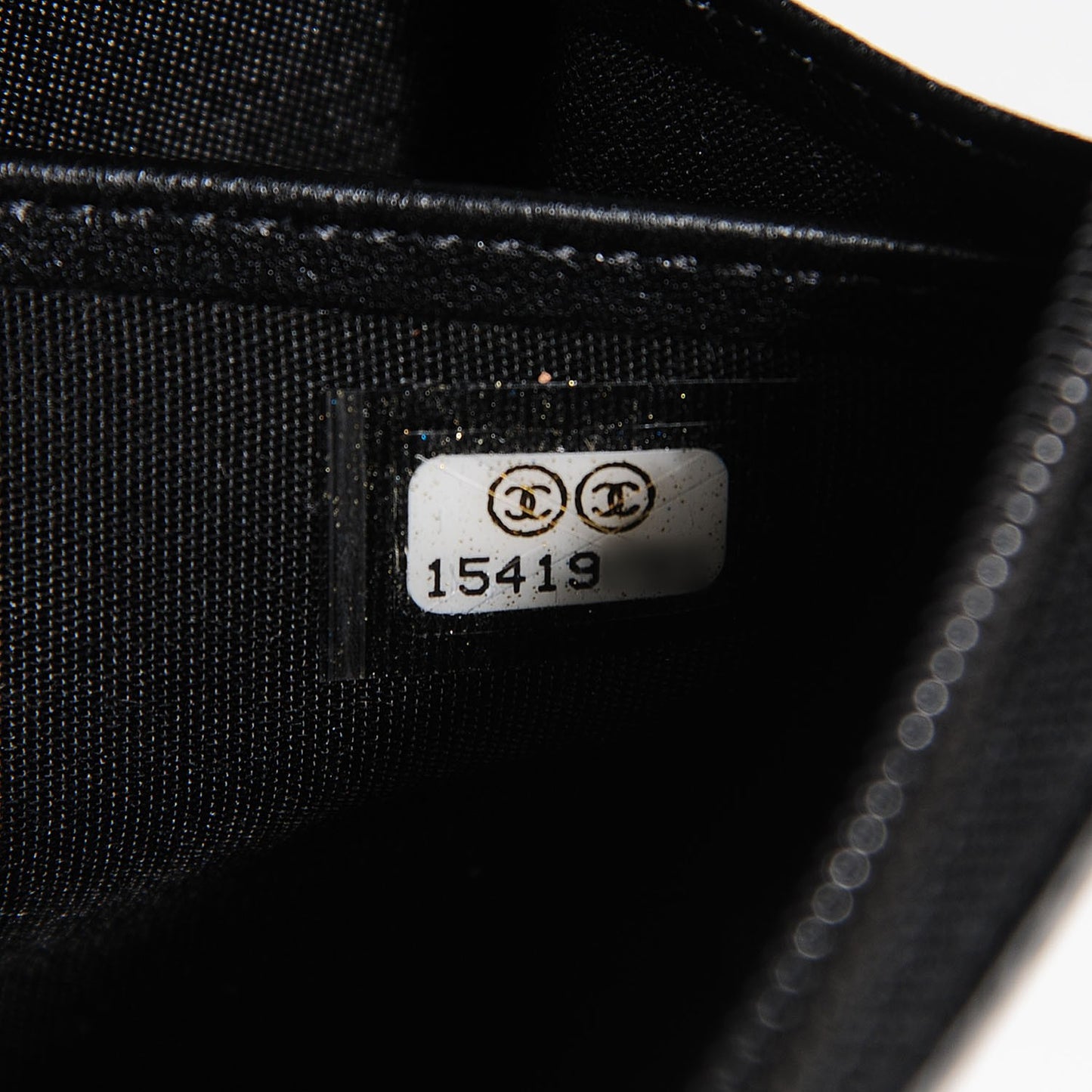 Caviar Large Timeless CC Zip Around Wallet Black