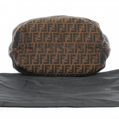 Fendi Zucca Nappa Nuvolata Vitello Tortuga Spy Tobacco Moro 11 of 12