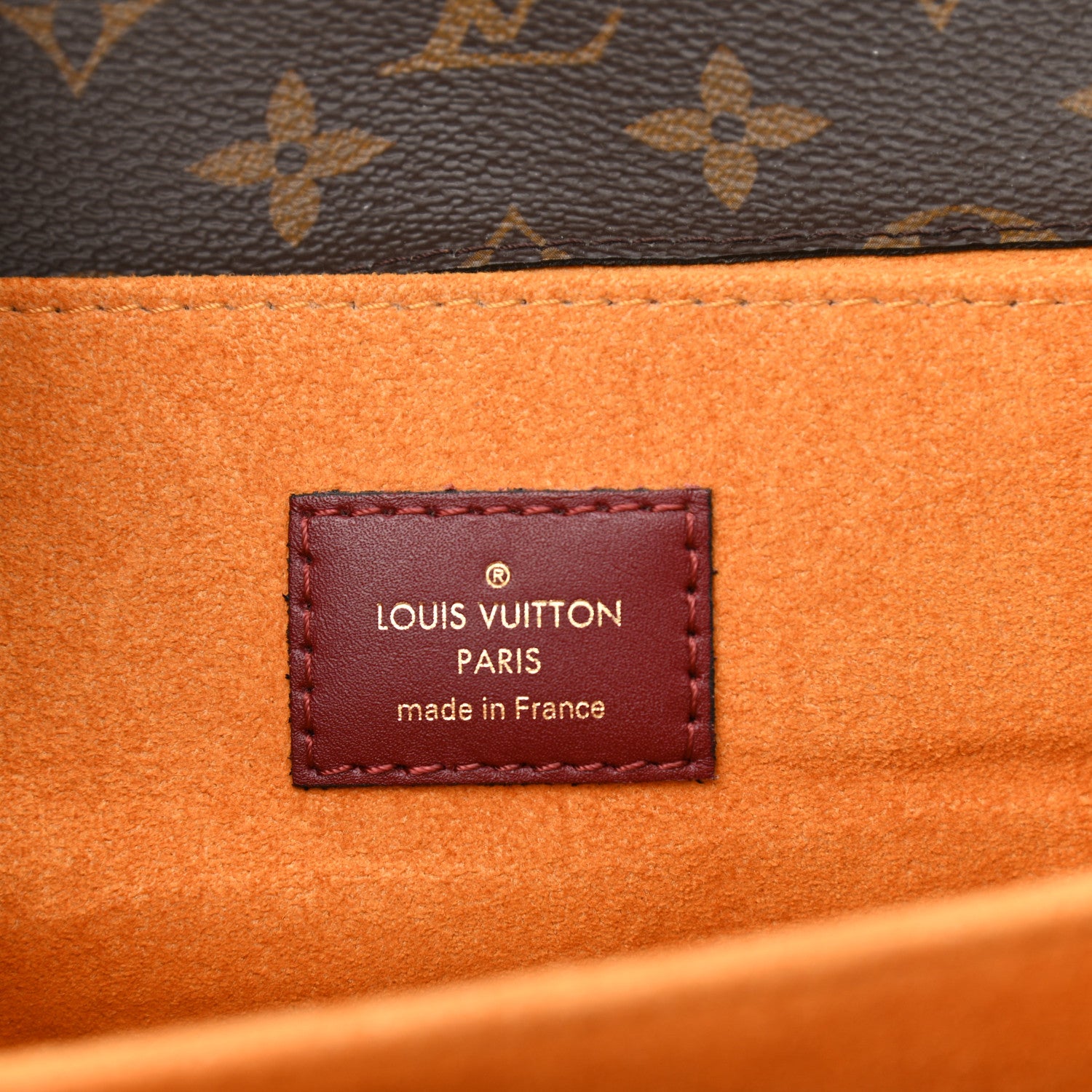 Louis Vuitton Monogram Braided Pochette Metis Safran 6 of 9
