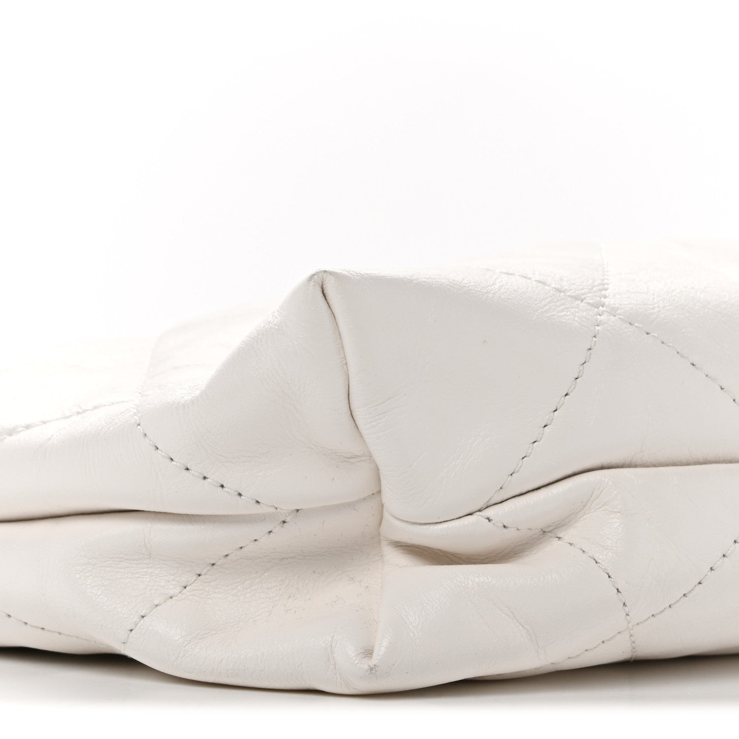 Chanel Shiny Calfskin Quilted Small Chanel 22 White 10 of 11