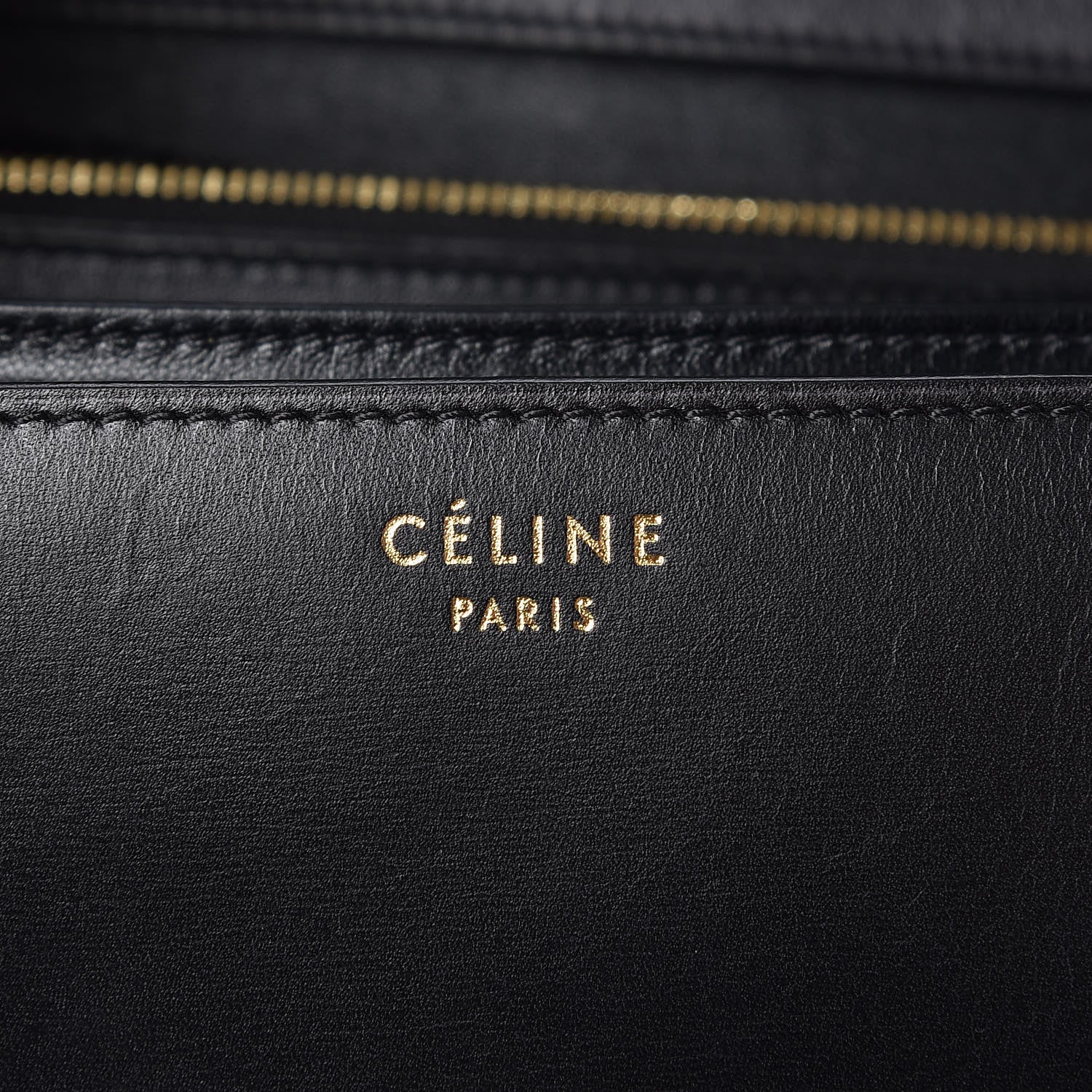 Celine Box Calfskin Medium Classic Box Flap Bag Black 6 of 9