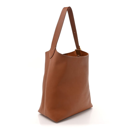 Louis Vuitton Grained Calfskin Low Key Hobo MM Cognac 3 of 14