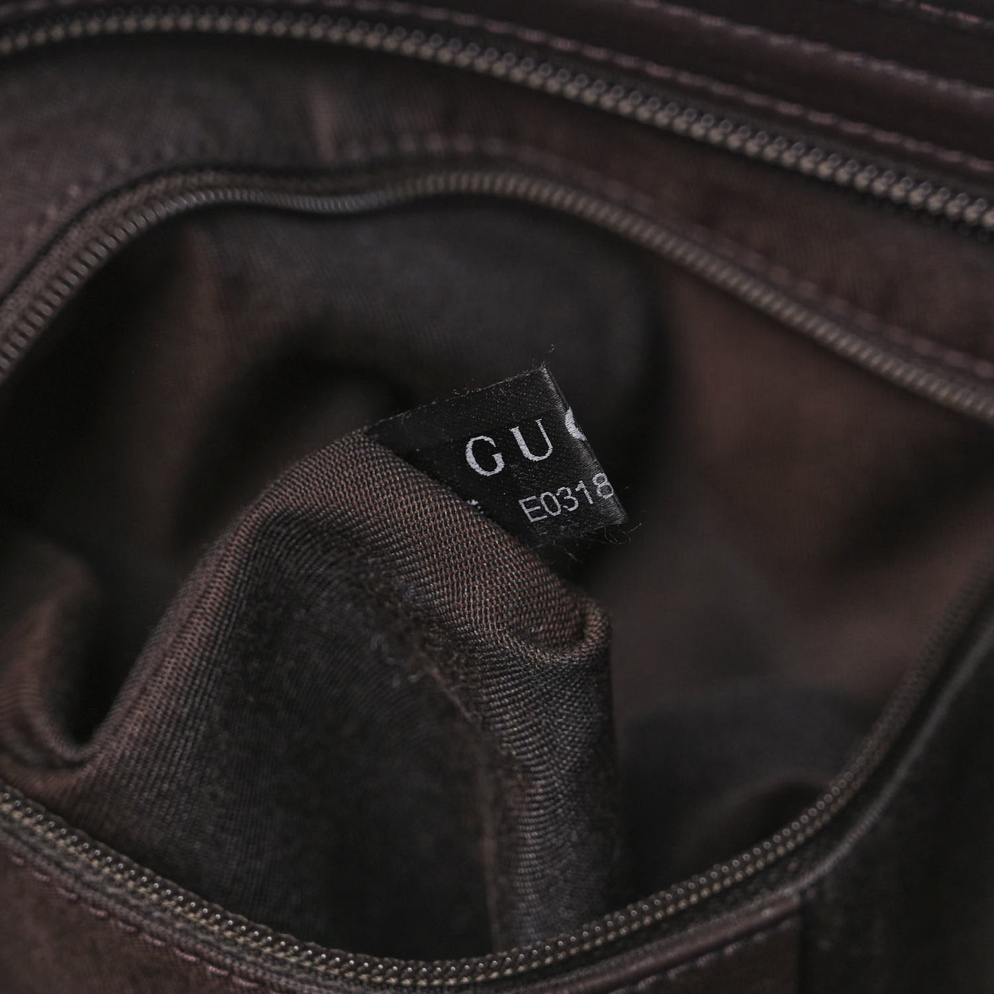 GG Plus Monogram Medium Flat Messenger Bag Dark Brown