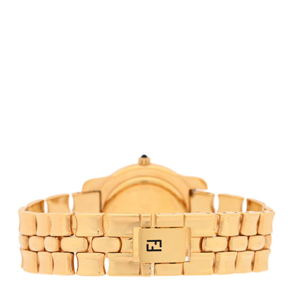 Fendi Stainless Steel 34mm Orologi Quartz Watch Gold 3 of 6