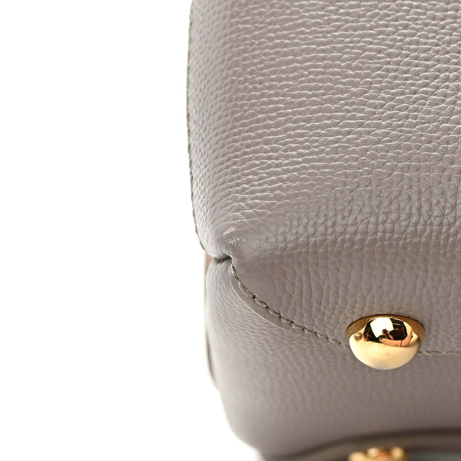 Burberry Derby Calfskin House Check Medium Banner Tote Taupe Brown 13 of 13