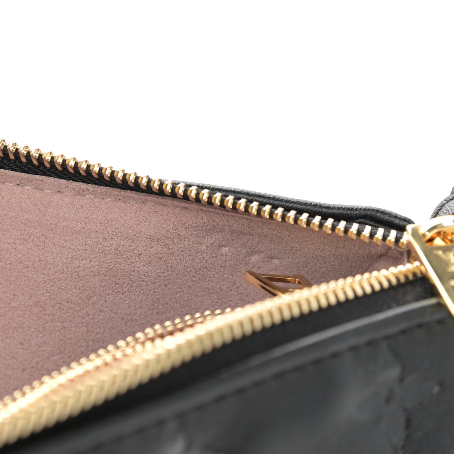 Lambskin Embossed Monogram Coussin PM Black