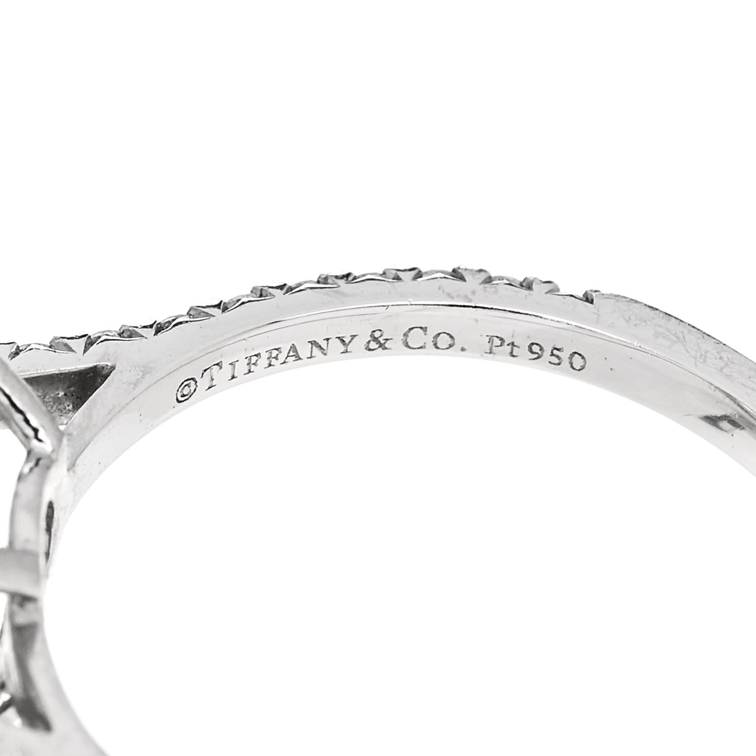 Tiffany Platinum Diamond 2.50ct Soleste Round Brilliant Engagement Ring 52 6 6 of 8