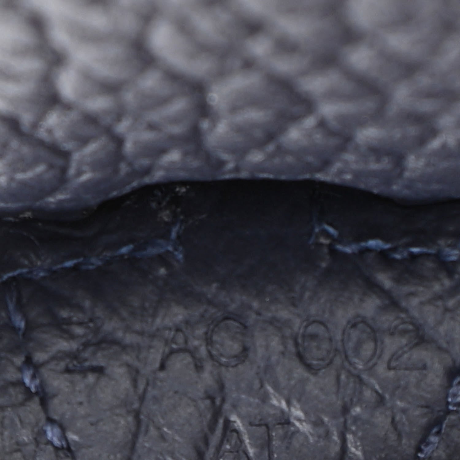 Hermes Taurillon Clemence Amazone Sangle Cavale Evelyne TPM Bleu Nuit Bleu Encre Cuivre 7 of 11