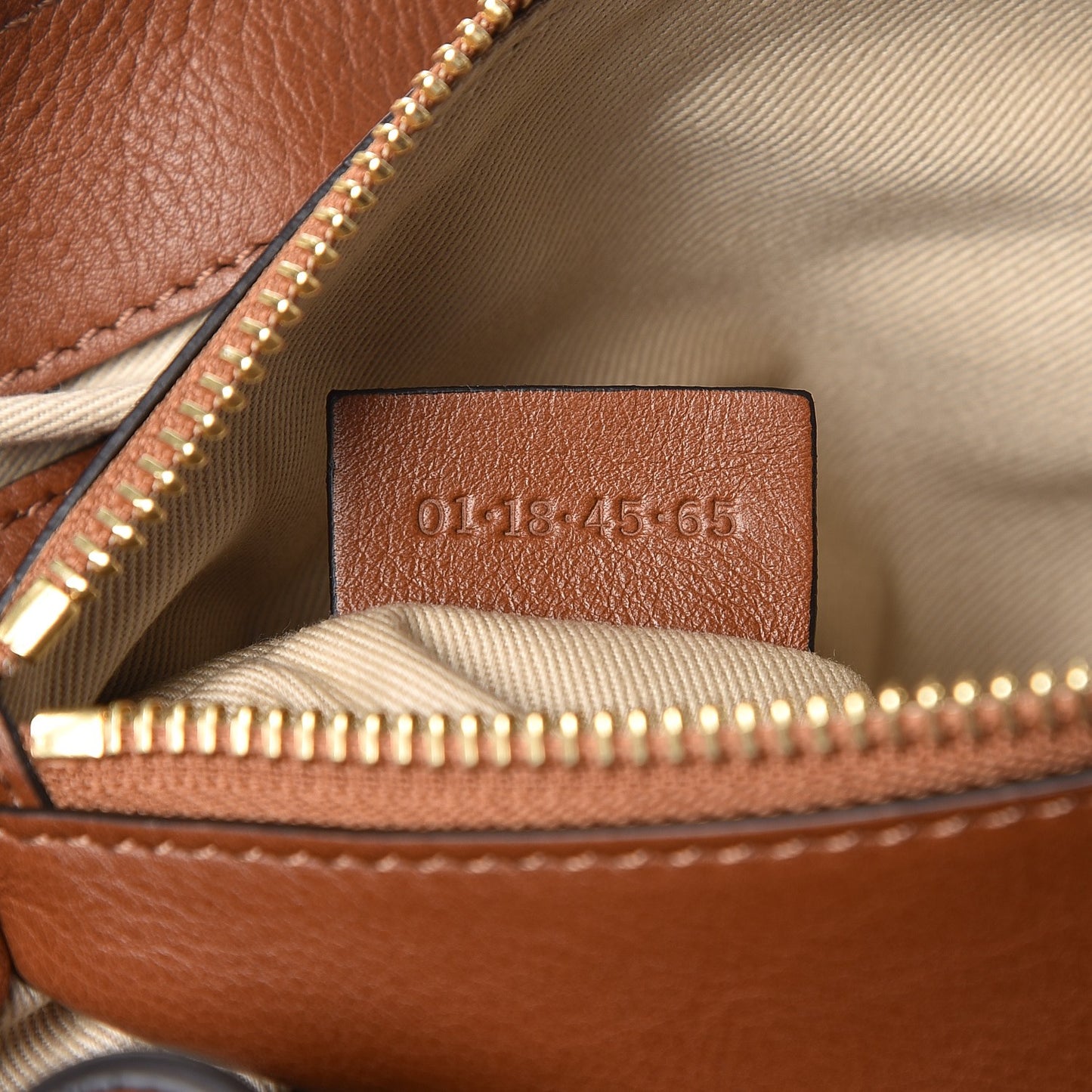 Calfskin Medium Faye Day Shoulder Bag Caramel