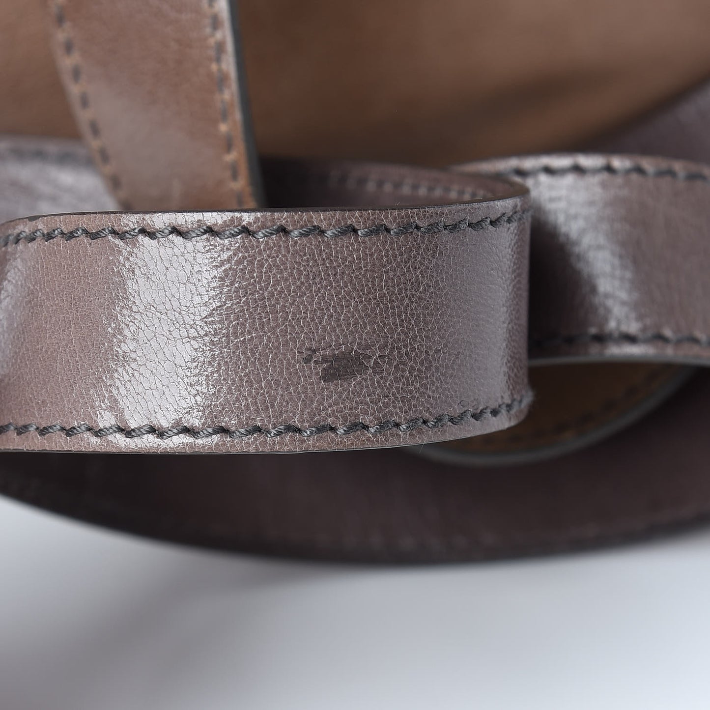 Glazed Goatskin Muse Messenger Brown
