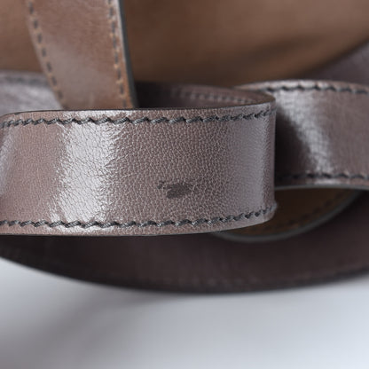 Saint Laurent Glazed Goatskin Muse Messenger Brown 15 of 18