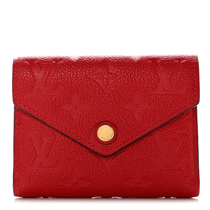 Louis Vuitton Empreinte Victorine Wallet Scarlet 1 of 8