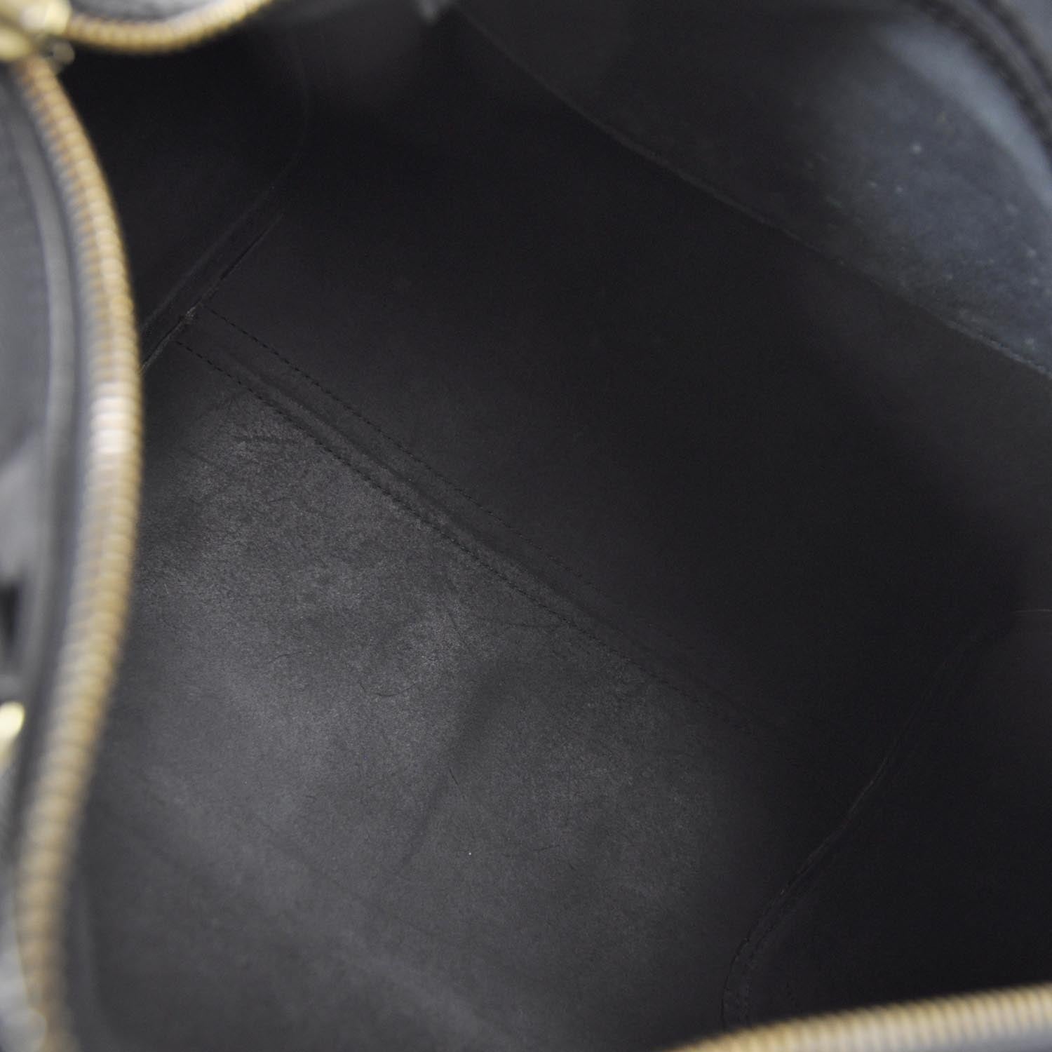 Louis Vuitton Epi Speedy 30 Black 6 of 8