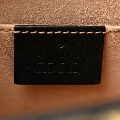 Gucci GG Supreme Monogram Bees Small Padlock Shoulder Bag Black 6 of 14