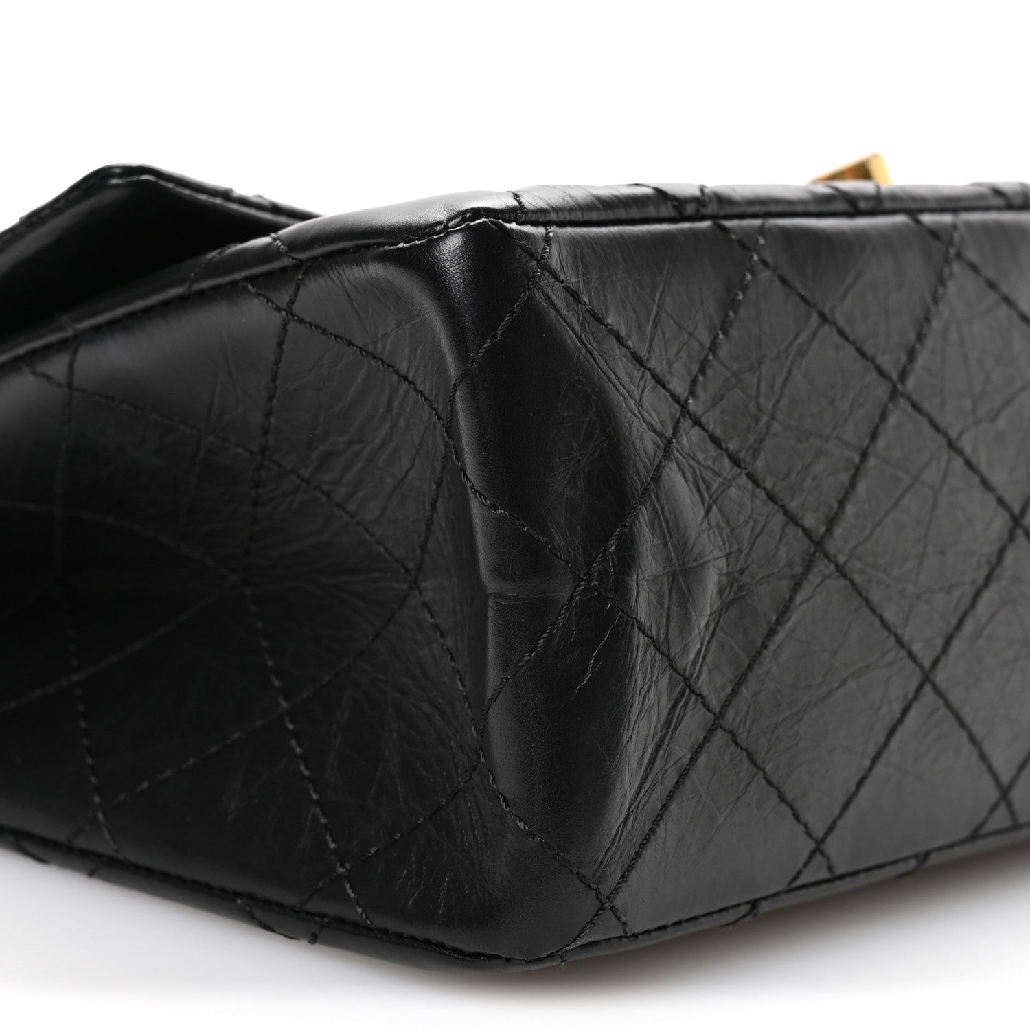 Chanel Aged Calfskin Quilted 2.55 Reissue 226 Flap Black 9 of 12