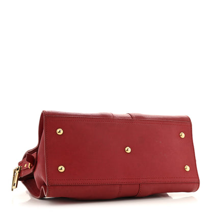 Saint Laurent Sheepskin Small Cabas ChYc  Red 4 of 13