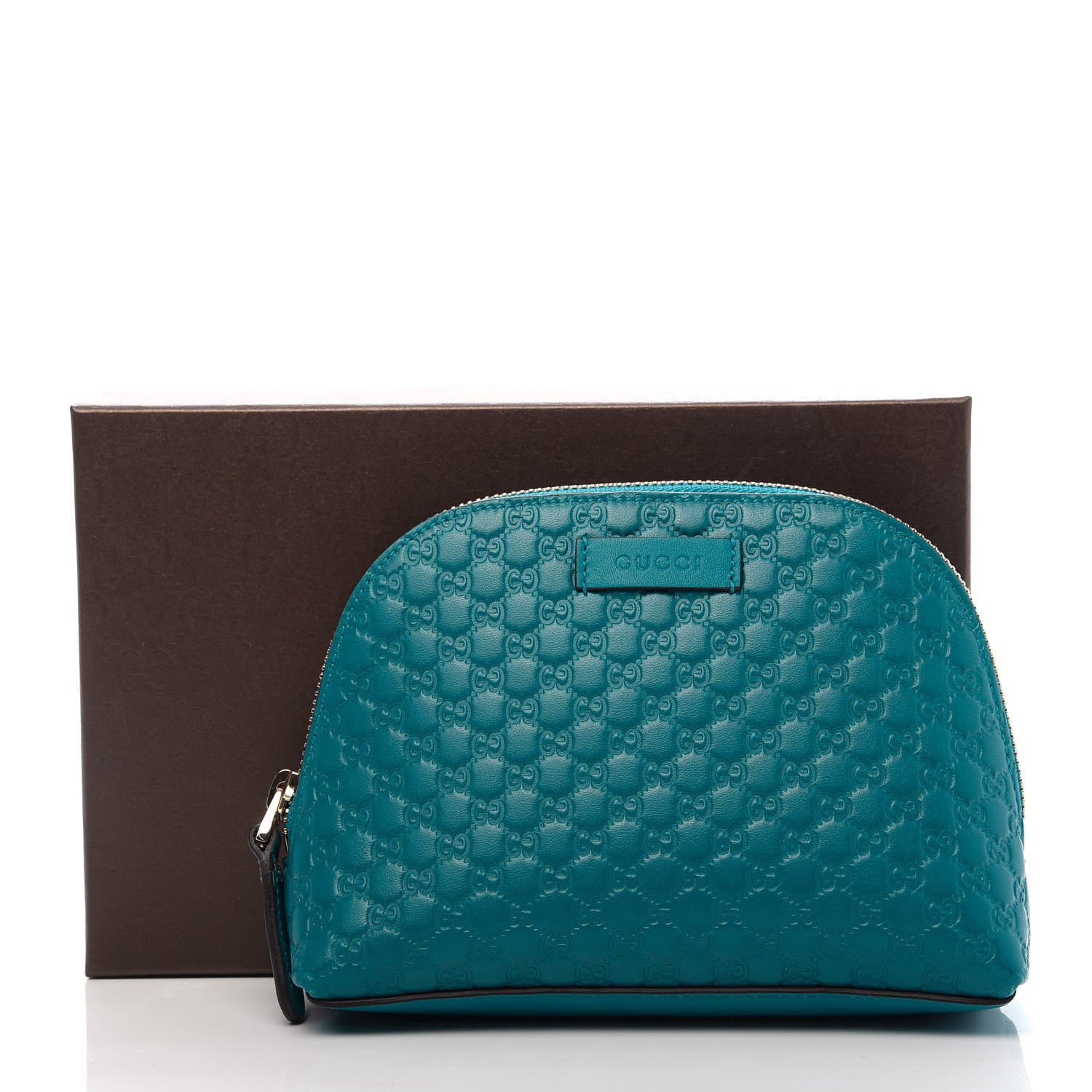 Gucci Microguccissima GG Cosmetic Case Deep Cobalt 11 of 11