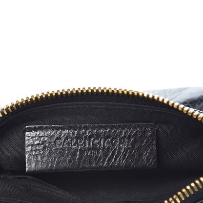 Balenciaga Agneau Giant 12 Gold Hardware M Porte-Monnaie Coin Purse Black 6 of 7