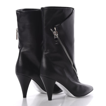 Givenchy Smooth Calfskin Zip Ankle Boots 37 Black 4 of 9