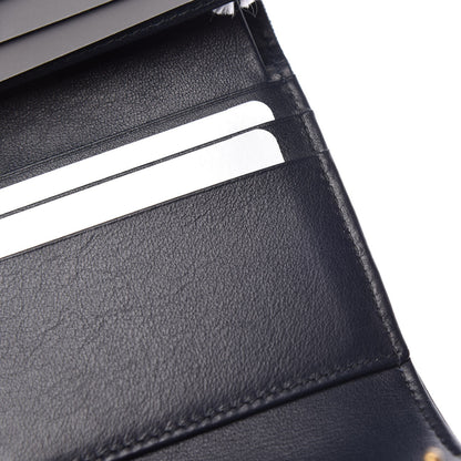 Christian Dior Oblique Saddle Card Holder Blue 9 of 11