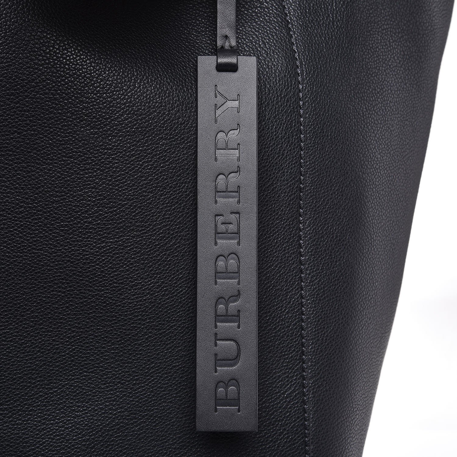 Burberry Grainy Calfskin Large Bonded Tote Black 9 of 15