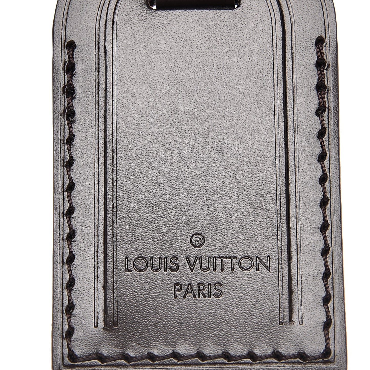 Calfskin Small Luggage Tag Ebene