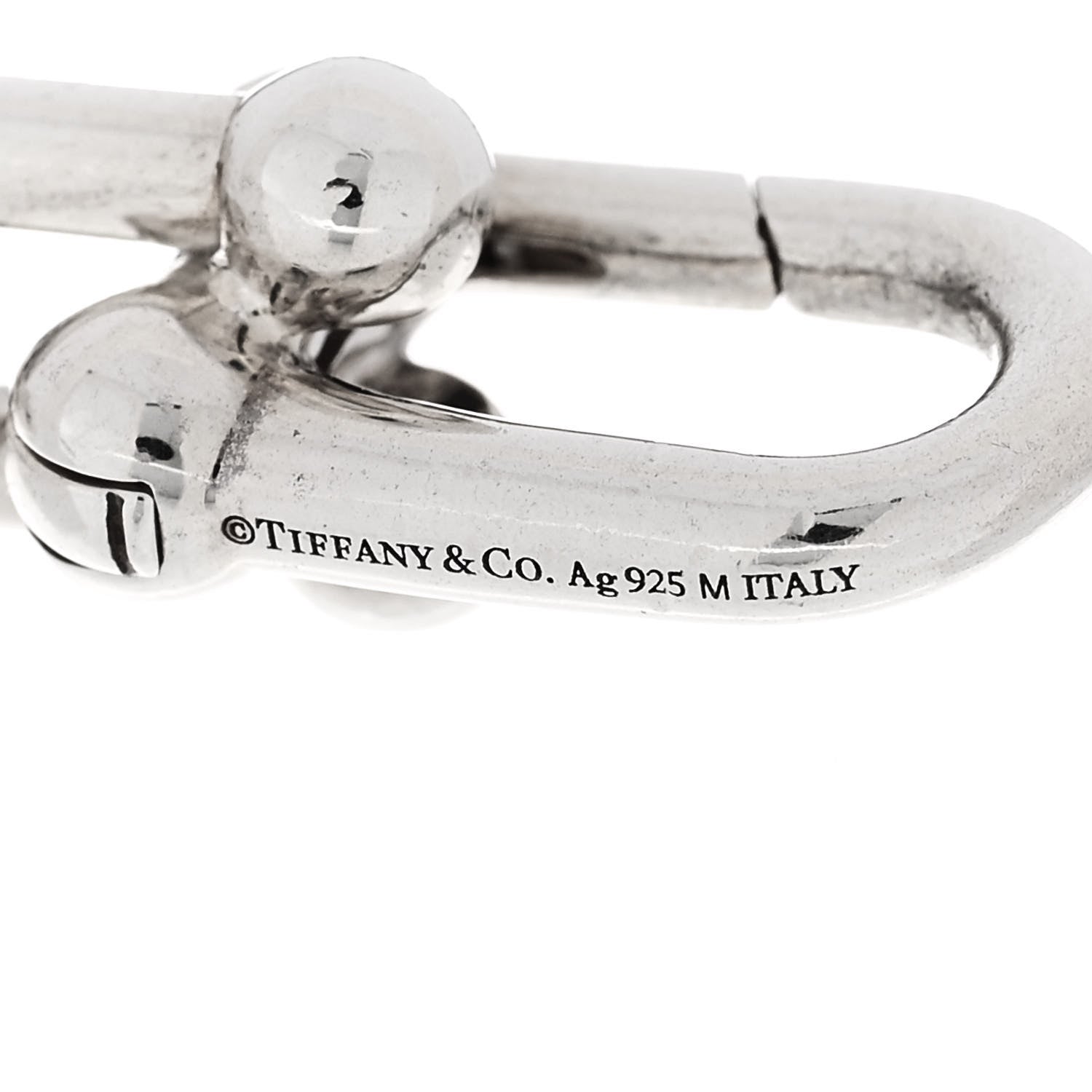 Tiffany Sterling Silver Diamond 24mm HardWear Quartz Watch 5 of 6