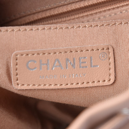 Chanel Calfskin Chevron Quilted Small Urban Spirit Backpack Beige 8 of 12