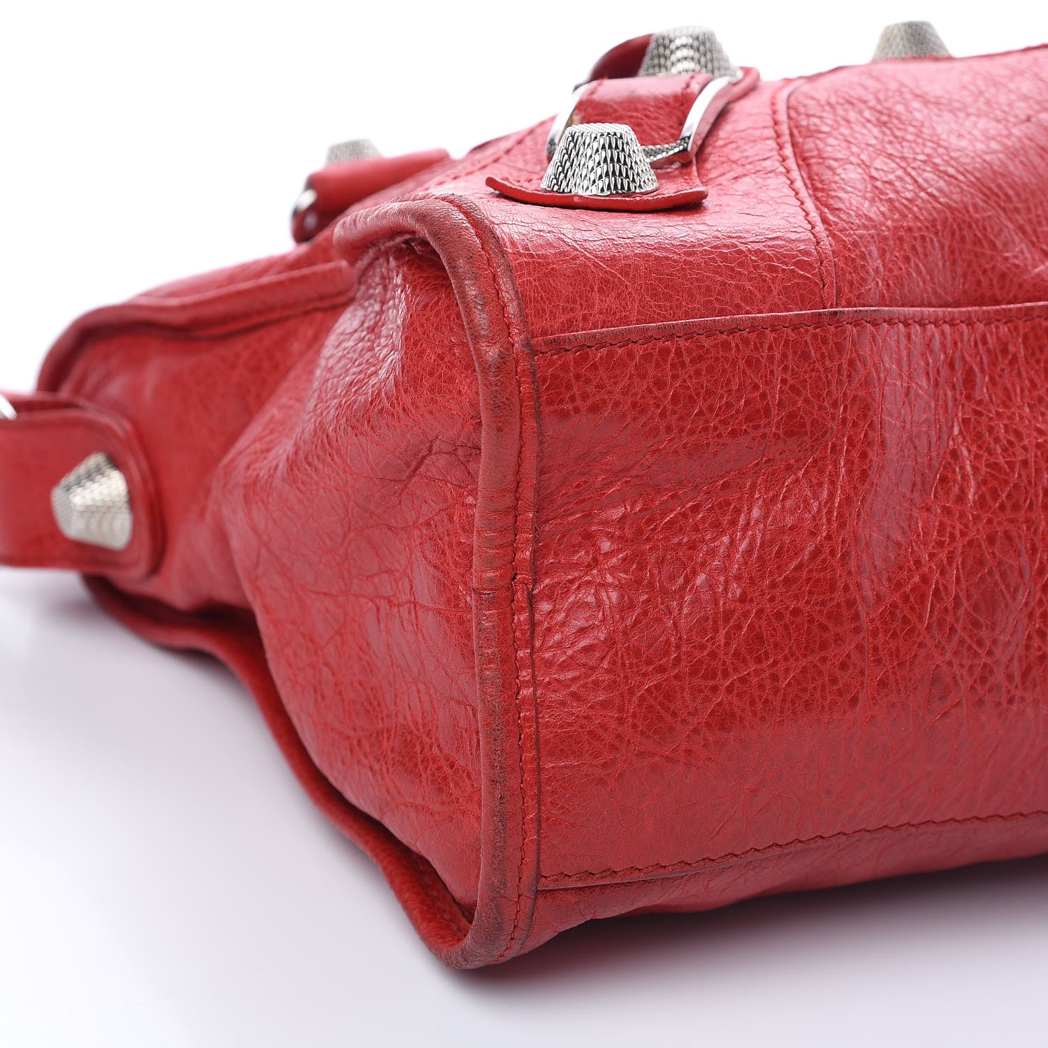 Balenciaga Agneau Giant 21 Silver Hardware City Rouge Coquelicot 7 of 17