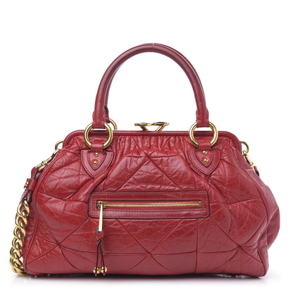 Marc Jacobs Lambskin Quilted Stam Red 1 of 14