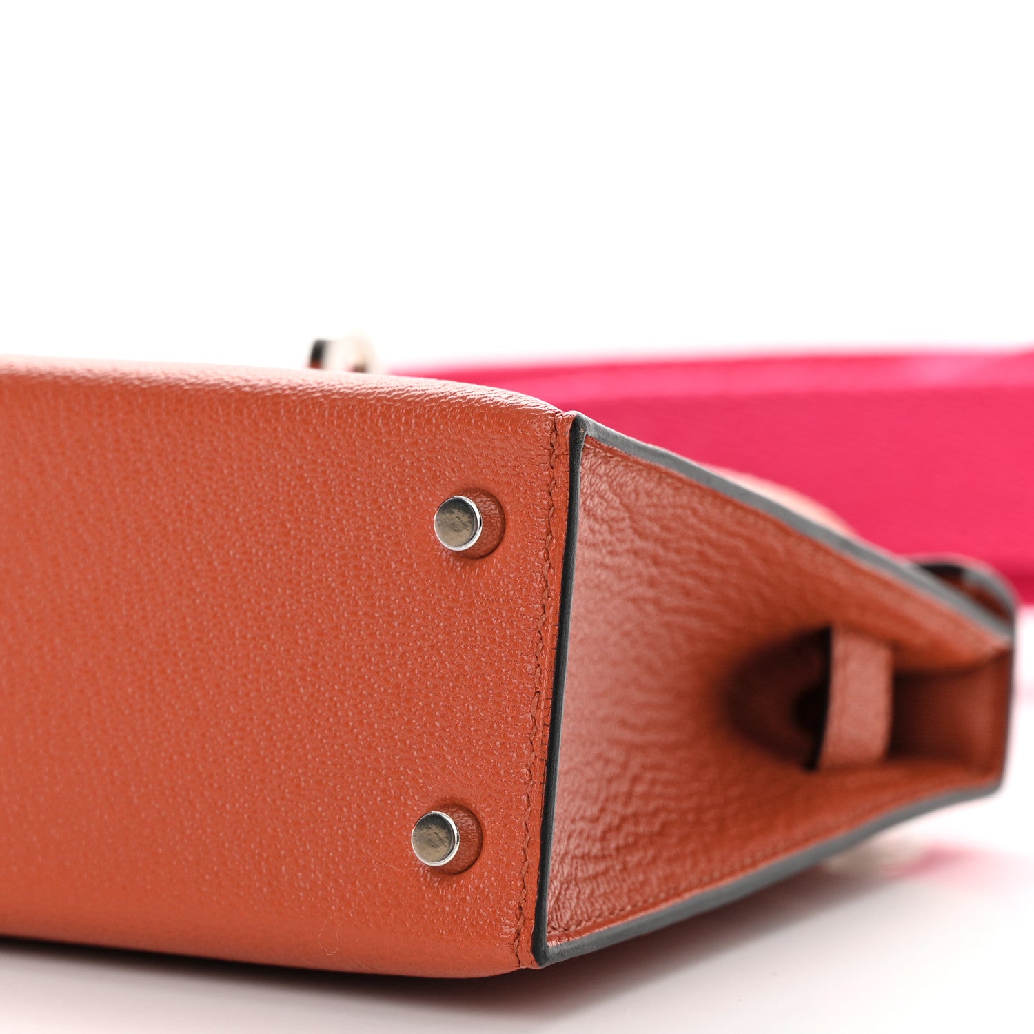 Hermes Chevre Mysore Mini Kelly Sellier 20 Cuivre Rose Mexico 10 of 13