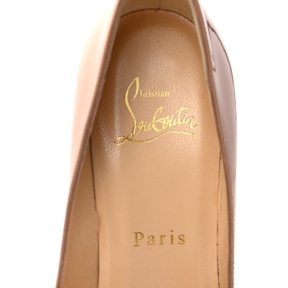 Christian Louboutin Patent Pigalle Plato 120 Pumps 34.5 Nude 7 of 8