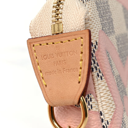 Louis Vuitton Damier Azur Tahitienne Mini Pochette Accessories 7 of 10